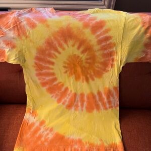 Yellow & Orange Tie-Dye Tee